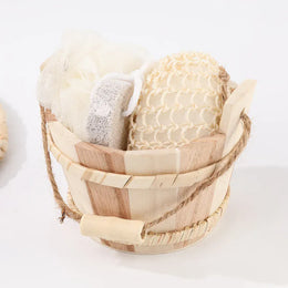 KissICON bucket Set Spa Heart Shape Bathing Kit - Eco Friendly