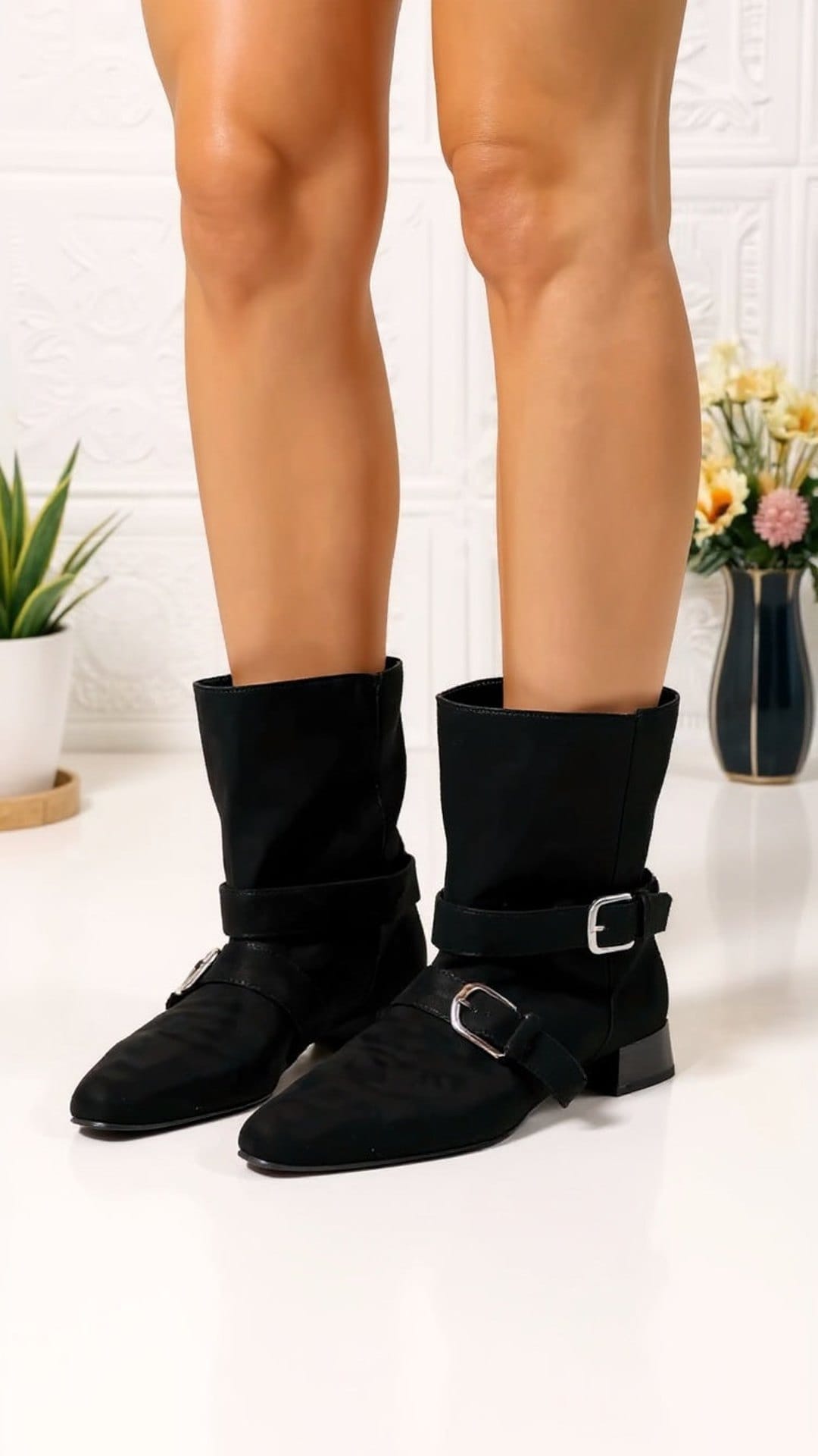 KissICON Buckle Up Boots