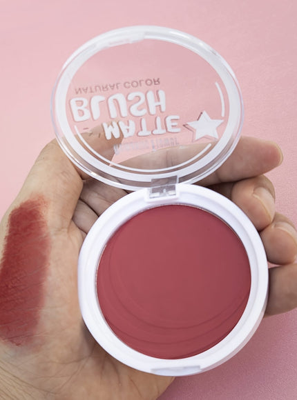 KissICON Buildable 4shade Matte Blush Waterproof Longlasting