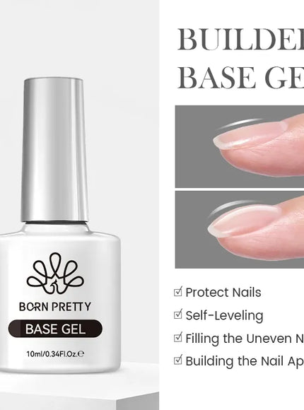 KissICON Builder Base Gel KissIcon Born Pretty Base and Top Coat Gel