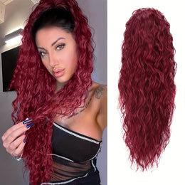 KissICON Burgundy / 26inch KissIcon KooKaStyle Ponytail Extension 26 Inch - Drawstring