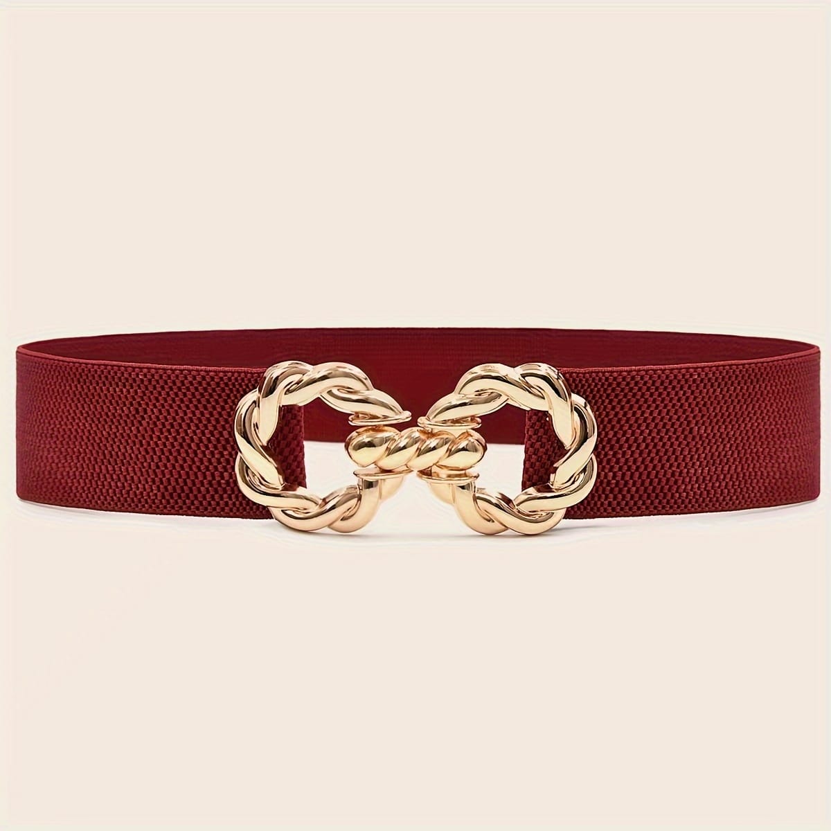 jkthpu-45 Burgundy / 4XL Chic Slimming Elastic Waist Belt Versatile for Any Style