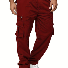 KissICON Burgundy / UK 34 Vintage Thick Cargo Pants City Walks  Outdoor Adventures