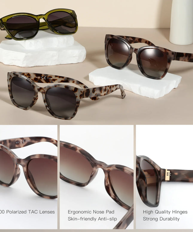 Dropshipman Butterfly Frame Polarised Cat Eye Sunglasses