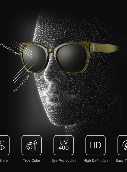 Dropshipman Butterfly Frame Polarised Cat Eye Sunglasses