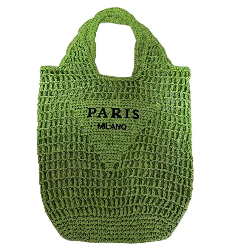KissICON Bz-801-9 Hot-selling Hand-woven Women's Handbag – Letter Embroidery