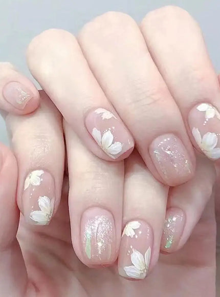 KissICON C 💋 False Nails Kit With Jelly Glue Press