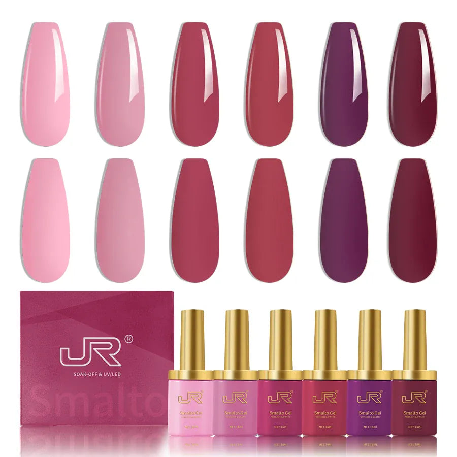 KissICON C group / CHINA KissIcon Nail Gel Polish 6 Colors Set -