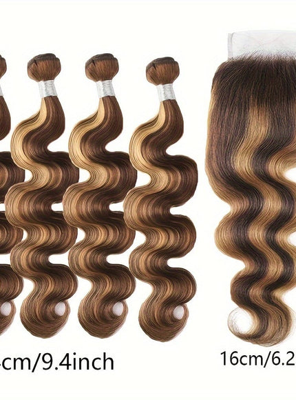 KissIcon Brazilian Remy Body Wave Extensions - Natural