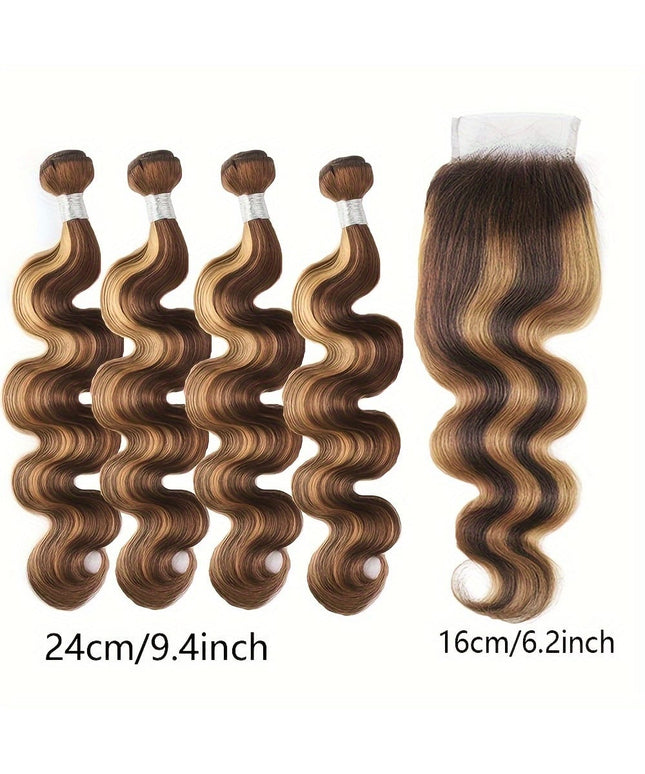 KissIcon Brazilian Remy Body Wave Extensions - Natural