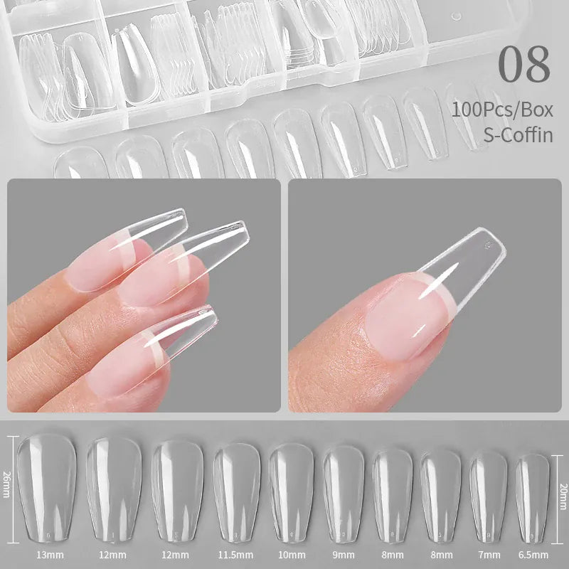 KissICON C08 KissIcon Press On Nails Capsule Gel System -