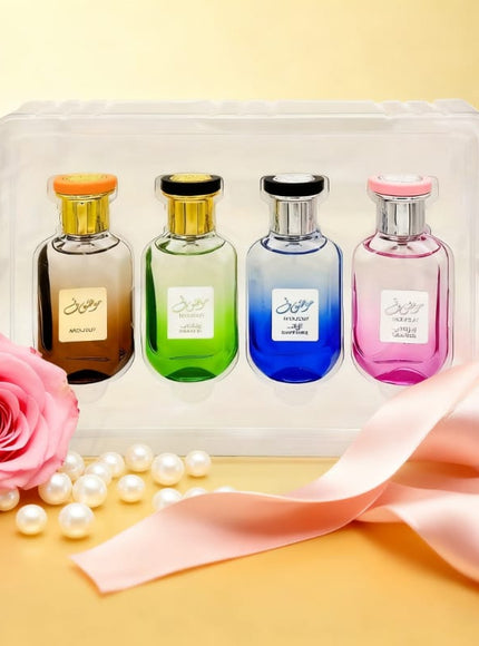 KissICON Mousuf set / 25ml*4 Wood Flower Citrus Jasmine Sandalwood 4bottle Perfume