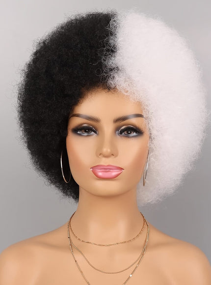 Afro Kinky Curly Wig Elastic Cap