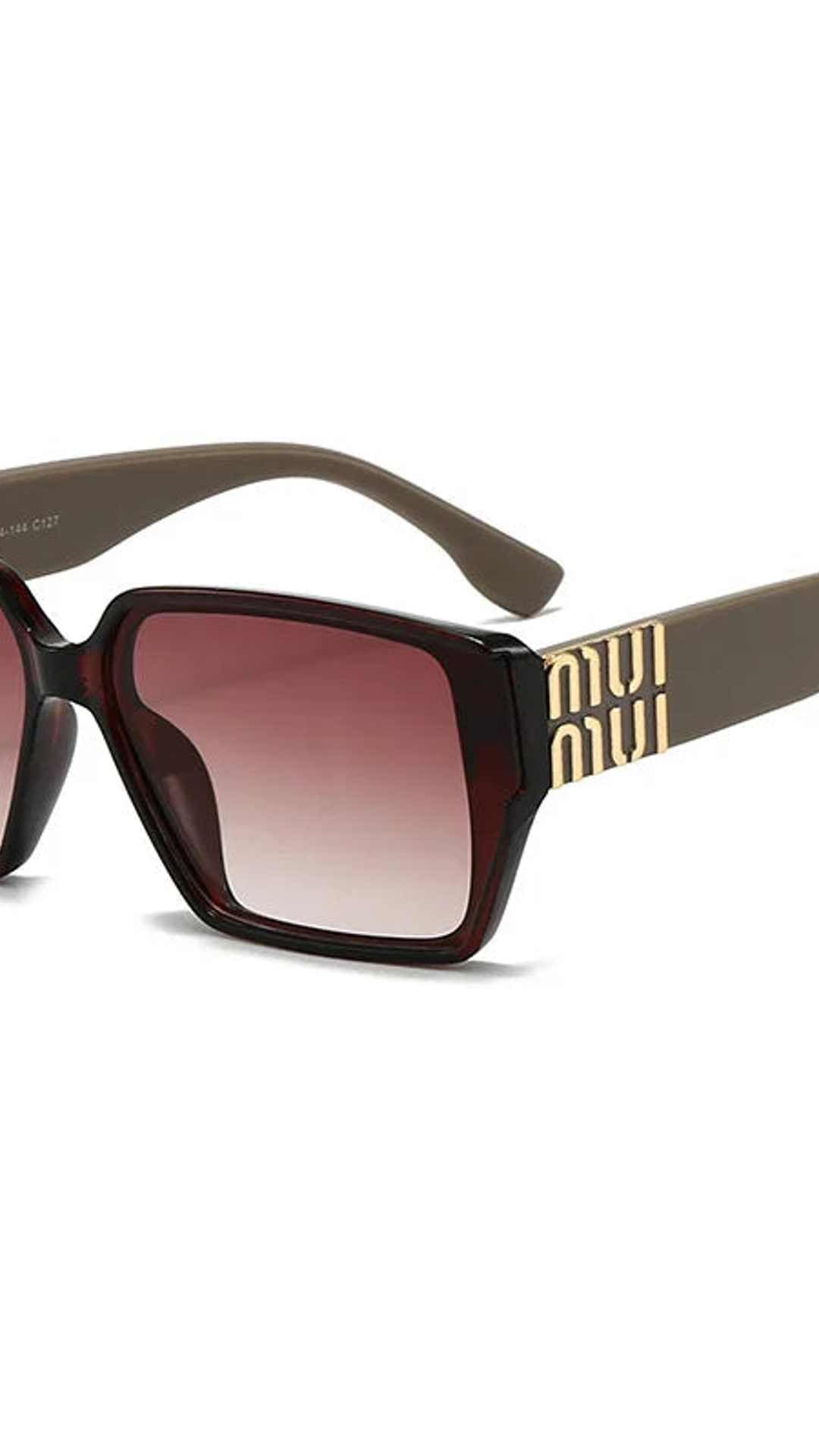 KissICON C3 Luxury Square Unisex Sunglasses – Vintage Trend UV400 Protection
