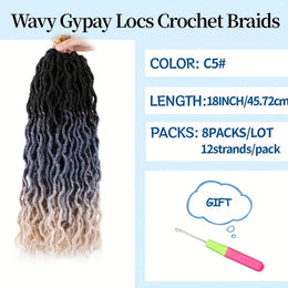 KissICON C5# / 18inch KissIcon 18 Inch Brown Goddess Faux Locs -
