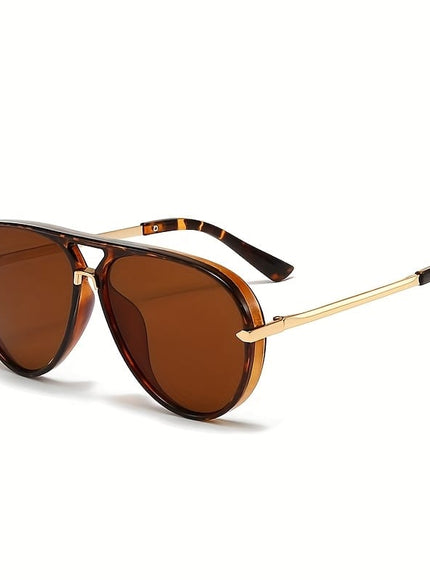 jkthpu-45 C5 Tortoise Shell Color Chic Jelly Frame Large Glasses Trendy SemiMetal Style