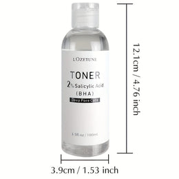 KissICON 2% Salicylic Acid Toner 100ml Lozetune Lightfriendly Porecleansing Travel Toner