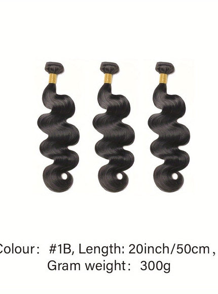 KissIcon Brazilian Virgin Hair Extensions - 300G Body