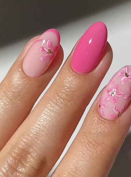 KissICON C948 KissIcon 24Pcs Almond Press On Nails - Shiny