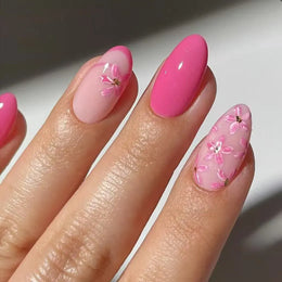 KissICON C948 KissIcon 24Pcs Almond Press On Nails - Shiny