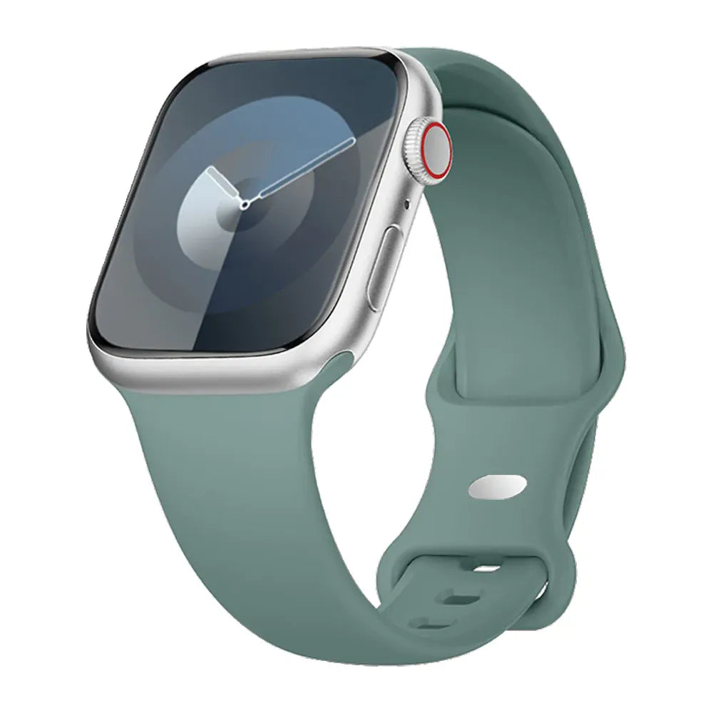 KissICON Cactus / China Mainland / 40 41 42(S11-10) S-M Silicone Strap For Apple Watch Bands 40mm 44mm 46mm 45mm 41mm 49mm 42 Correa Bracelet iWatch series ultra3 2 7 8 9 se 10 11 band