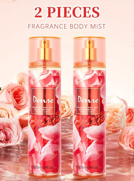 KissICON Cactus Flower/Floral Notes KissIcon 8oz Body Mist Duo Strawberry Cupcake -