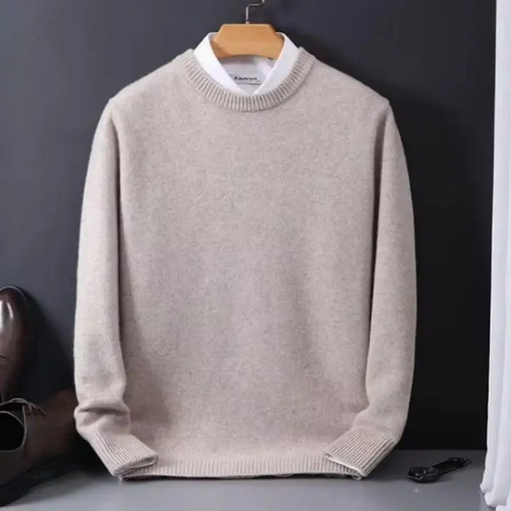 2025 Korean Casual Loose Cashmere ONeck Knit Sweater