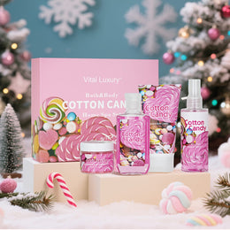 KissICON Candy Spa Gift Set Cotton Candy Scent Bath