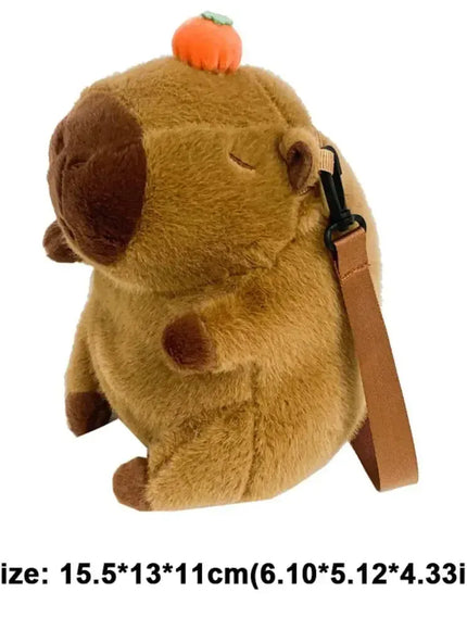 KissICON Capybara Mochila Pel Cia Para Meninas Crossbody