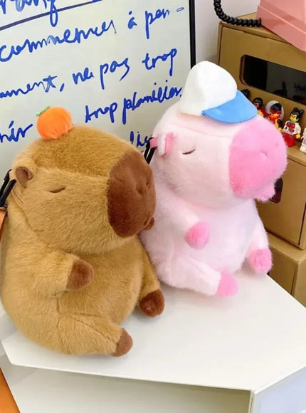 KissICON Capybara Mochila Pel Cia Para Meninas Crossbody