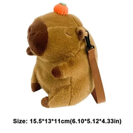 KissICON Capybara Mochila Pel Cia Para Meninas Crossbody