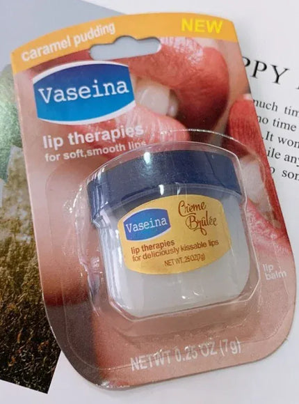 KissICON caramei pudding Kiss Icon Vaseline Lip Balm Moisturizes Lips Long