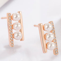 KissICON carefully selected 28 Drop Earrings Women Engagement Party Exquisite Ear Accessories Fashion Jewelry Temperament Sweet Pink Pear Cubic Zirconia
