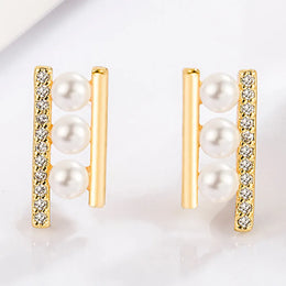 KissICON carefully selected 30 Drop Earrings Women Engagement Party Exquisite Ear Accessories Fashion Jewelry Temperament Sweet Pink Pear Cubic Zirconia