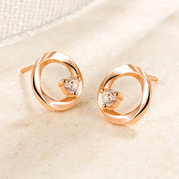 KissICON carefully selected 6 Drop Earrings Women Engagement Party Exquisite Ear Accessories Fashion Jewelry Temperament Sweet Pink Pear Cubic Zirconia