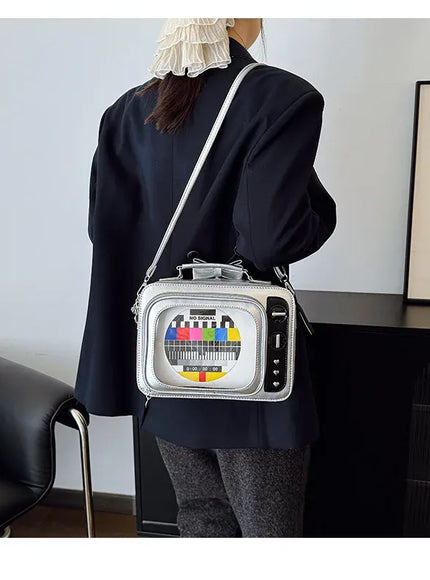 KissICON Cartoon Cute Handbags Funny Tv Transparent Square