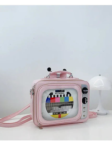 KissICON Cartoon Cute Handbags Funny Tv Transparent Square