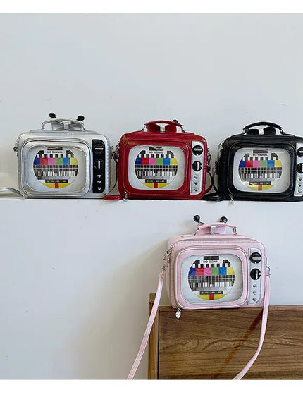 KissICON Cartoon Cute Handbags Funny Tv Transparent Square