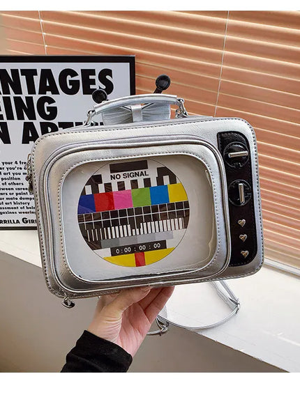 KissICON Cartoon Cute Handbags Funny Tv Transparent Square