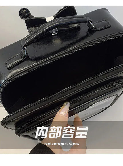 KissICON Cartoon Cute Handbags Funny Tv Transparent Square
