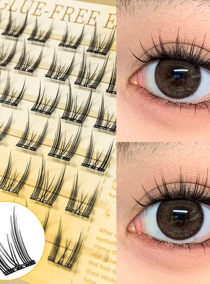 KissICON Cat Elf KissIcon Six Row Glue Free Lashes Curled Long