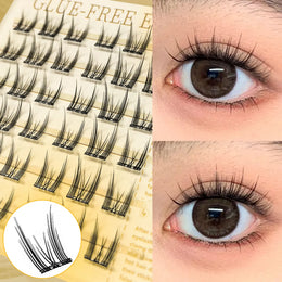 KissICON Cat Elf KissIcon Six Row Glue Free Lashes Curled Long