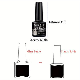 KissICON Cat Eye Nail Polish Set 12pc Multicolor Shimmer