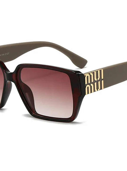 Fashion MM Designer Sunglasses for Women and Men Stylish Square Luxury Glasses Unisex Trend Vintage Shades UV400
