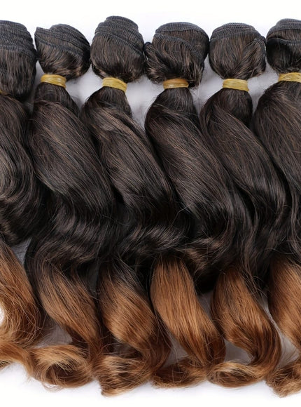 Luxurious Double Weft Hair Extensions 14 Inch Loose