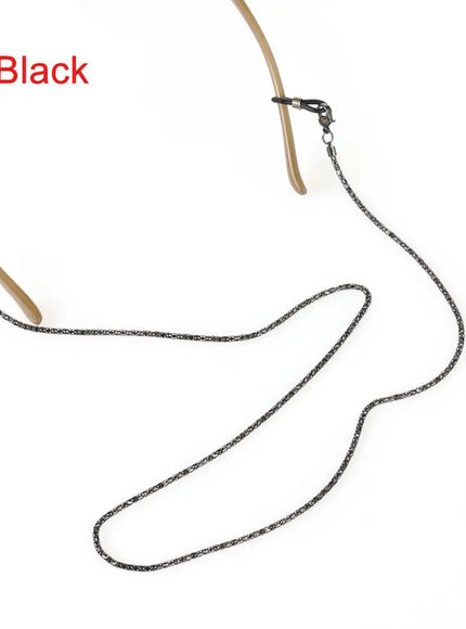KissICON Chain Large Square Frame Anti-Blue Light Glasses Fashion Retro Men Women Computer Goggles Reading Eyeglasses Optical Spectacle Eyewear