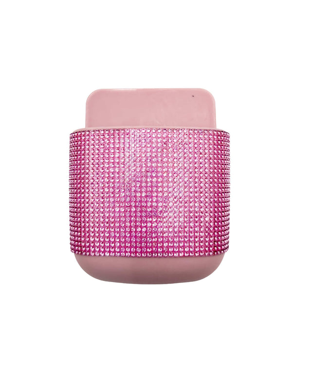jkthpu-45 Charming Pink Hidden Port Wall Charger  Organizer DeskBedside Solution