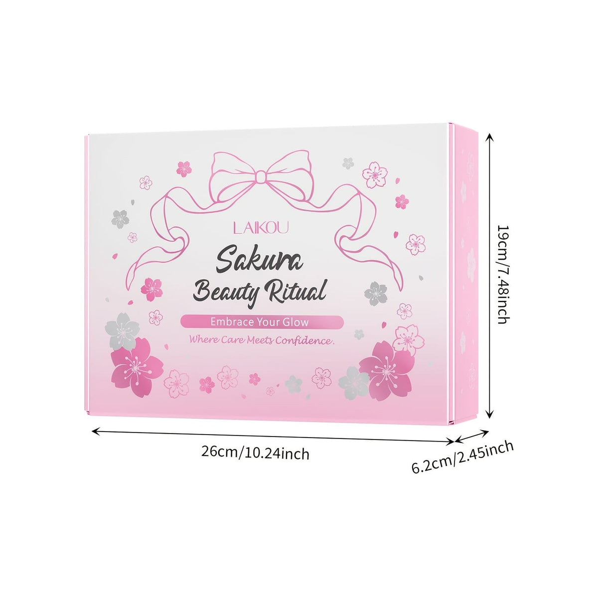 KissICON Cherry Blossom Skincare Gift Set Moisturizing Hydration Kit
