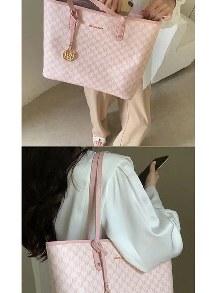 KissICON Cherry Blossom Tote – Women's Commuter Shoulder