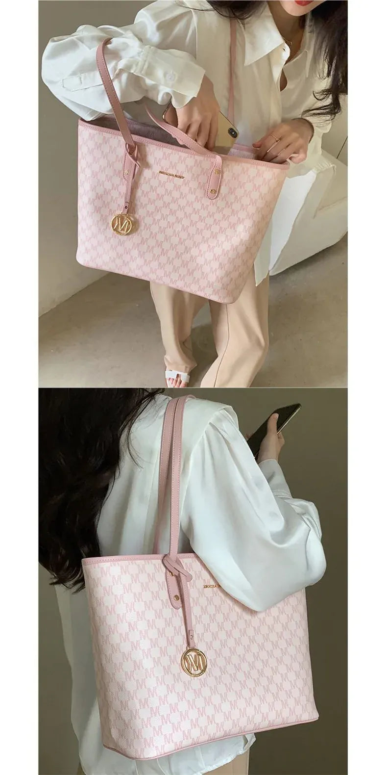 KissICON Cherry Blossom Tote – Women's Commuter Shoulder